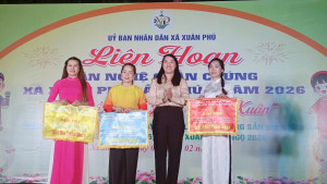 CÔNG DIỄN VÀ TRAO GIẢI HỘI THI LIÊN HOAN VĂN NGHỆ QUẦN CHÚNG XÃ XUÂN PHÚ LẦN THỨ NHẤT NĂM 2026
