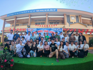 KHAI MẠC CHƯƠNG TRÌNH GIAO LƯU VĂN HÓA HỮU NGHỊ VIỆT NHẬT TẠI TRƯỜNG  THCS PHAN CHU TRINH, XÃ XUÂN PHÚ