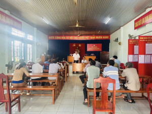 Ủy ban MTTQ Việt Nam xã Xuân Phú tổ chức giám sát công tác bầu cử tại các đơn vị bầu cử và khu vực bỏ phiếu