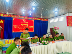 CÔNG AN XÃ XUÂN PHÚ TỔ CHỨC HỘI NGHỊ TRIỂN KHAI ĐẢM BẢO AN NINH, TRẬT TỰ CUỘC BẦU CỬ ĐẠI BIỂU QUỐC HỘI KHÓA XVI VÀ ĐẠI BIỂU HỘI ĐỒNG NHÂN DÂN CÁC CẤP, NHIỆM KỲ 2026 – 2031.