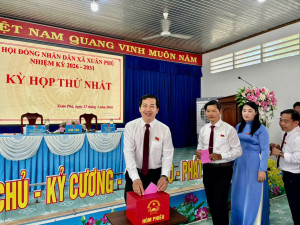 XUÂN PHÚ TỔ CHỨC THÀNH CÔNG KỲ HỌP THỨ NHẤT HĐND XÃ NHIỆM KỲ 2026–2031