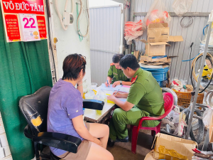 CÔNG AN XÃ XUÂN PHÚ TĂNG CƯỜNG KIỂM TRA, XỬ LÝ VI PHẠM TRONG HOẠT ĐỘNG KINH DOANH
