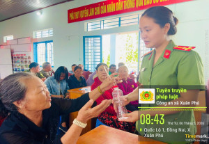 CÔNG AN XÃ XUÂN PHÚ NHÂN RỘNG MÔ HÌNH TUYÊN TRUYỀN PHÁP LUẬT TRONG ĐỢT CAO ĐIỂM TẤN CÔNG TRẤN ÁP TỘI PHẠM, ĐẢM BẢO AN NINH TRẬT TỰ LỄ 30/4 VÀ 01/5 TRÊN ĐỊA BÀN XÃ NĂM 2026