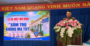 XÃ XUÂN PHÚ TỔ CHỨC LỄ RA MẮT MÔ HÌNH “XÓM TRỌ KHÔNG MA TÚY”