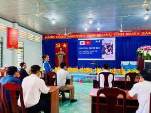 TRUNG TÂM DỊCH VỤ VIỆC LÀM TỈNH ĐỒNG NAI LÀM VIỆC, TRAO ĐỔI VÀ TRIỂN KHAI NHIỆM VỤ CỘNG TÁC VIÊN GIỚI THIỆU VIỆC LÀM TẠI XÃ XUÂN PHÚ
