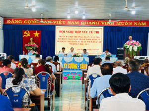 Toàn cảnh Hội nghị tiếp xúc cử tri sáng ngày 10/6/2026