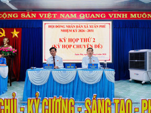 HĐND XÃ XUÂN PHÚ TỔ CHỨC KỲ HỌP THỨ 2 (KỲ HỌP CHUYÊN ĐỀ), NHIỆM KỲ 2026 – 2031