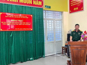 BAN CHQS XÃ XUÂN PHÚ KHAI MẠC LỚP HUẤN LUYỆN QUÂN SỰ; GIÁO DỤC CHÍNH TRỊ CHO LỰC LƯỢNG DÂN QUÂN NĂM NHẤT NĂM 2026