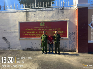 CÔNG AN XÃ XUÂN PHÚ PHÁT HIỆN, XỬ LÝ ĐỐI TƯỢNG SỬ DỤNG TRÁI PHÉP CHẤT MA TÚY TRONG QUÁ TRÌNH TUẦN TRA BẢO ĐẢM AN NINH, TRẬT TỰ