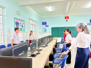 HĐND xã Xuân Phú khảo sát cơ sở vật chất, chuẩn bị năm học mới 2026–2027