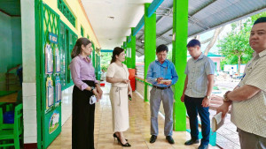 HĐND xã Xuân Phú khảo sát, đôn đốc hoàn thiện cơ sở vật chất chuẩn bị năm học mới