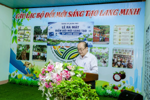 Đồng chí Võ Hoàng Khai – Phó Giám đốc Sở Khoa học và Công nghệ thành phố Đồng Nai phát biểu tại Lễ ra mắt