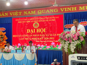 XUÂN PHÚ TỔ CHỨC THÀNH CÔNG ĐẠI HỘI HỘI CỰU CÔNG AN NHÂN DÂN XÃ LẦN THỨ I, NHIỆM KỲ 2026 – 2031