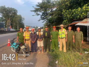 CÔNG AN XÃ XUÂN PHÚ PHỐI HỢP BẮT GIỮ ĐỐI TƯỢNG TÀNG TRỮ MA TÚY TRONG QUÁ TRÌNH TUẦN TRA KIỂM SOÁT
