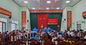 Kỳ họp thứ ba HĐND xã Xuân Quế thành công tốt đẹp