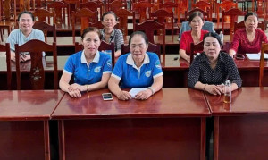 HỘI PHỤ NỮ XÃ  TĂNG CƯỜNG CÔNG TÁC QUẢN LÝ NỢ VAY NGÂN HÀNG CSXH