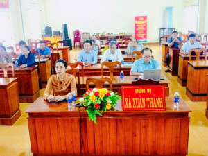 ĐẢNG ỦY XÃ XUÂN THÀNH TỔ CHỨC THAM DỰ HỘI NGHỊ TRỰC TUYẾN TOÀN QUỐC TẬP HUẤN CÔNG TÁC KHOA GIÁO NĂM 2025