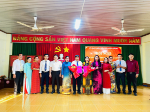 Xã Xuân Thành tổ chức Lễ công bố và trao Quyết định công tác cán bộ