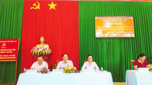 HỘI NGHỊ TIẾP XÚC CỬ TRI CỦA ĐẠI BIỂU HỘI ĐỒNG NHÂN DÂN XÃ...