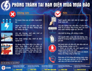 Đề phòng tai nạn điện trong mùa mưa bão