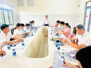 ĐOÀN CÔNG TÁC CỦA ĐẢNG ỦY XÃ XUÂN THÀNH ĐẾN LÀM VIỆC TẠI ĐẢNG ỦY ỦY BAN NHÂN DÂN XÃ