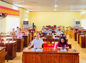XÃ XUÂN THÀNH THAM DỰ HỘI NGHỊ TRỰC TUYẾN NGHE SỞ GIÁO DỤC VÀ ĐÀO TẠO BÁO CÁO KẾT QUẢ SẮP XẾP ĐƠN VỊ SỰ NGHIỆP GIÁO DỤC VÀ TUYỂN DỤNG VIÊN CHỨC NGÀNH GIÁO DỤC