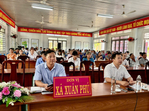 XUÂN PHÚ THAM GIA HỘI NGHỊ TRỰC TUYẾN CÔNG TÁC BẦU CỬ