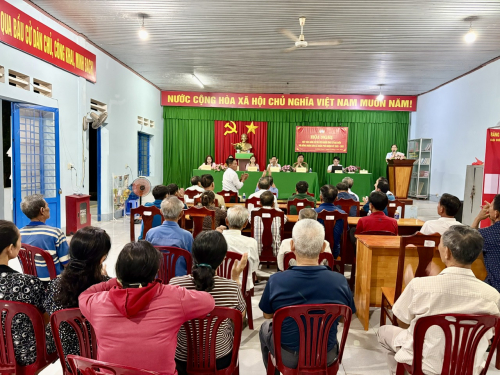 HỘI NGHỊ TIẾP XÚC CỬ TRI VỚI NGƯỜI ỨNG CỬ ĐẠI BIỂU HĐND XÃ XUÂN PHÚ NHIỆM KỲ 2026-2031 TẠI CÁC ĐƠN VỊ BẦU CỬ SỐ 01, 05 VÀ 07