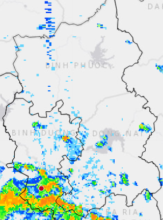 TIN CẢNH BÁO DÔNG, LỐC, SÉT, MƯA ĐÁ  VÀ MƯA LỚN CỤC BỘ TRÊN TỈNH ĐỒNG NAI