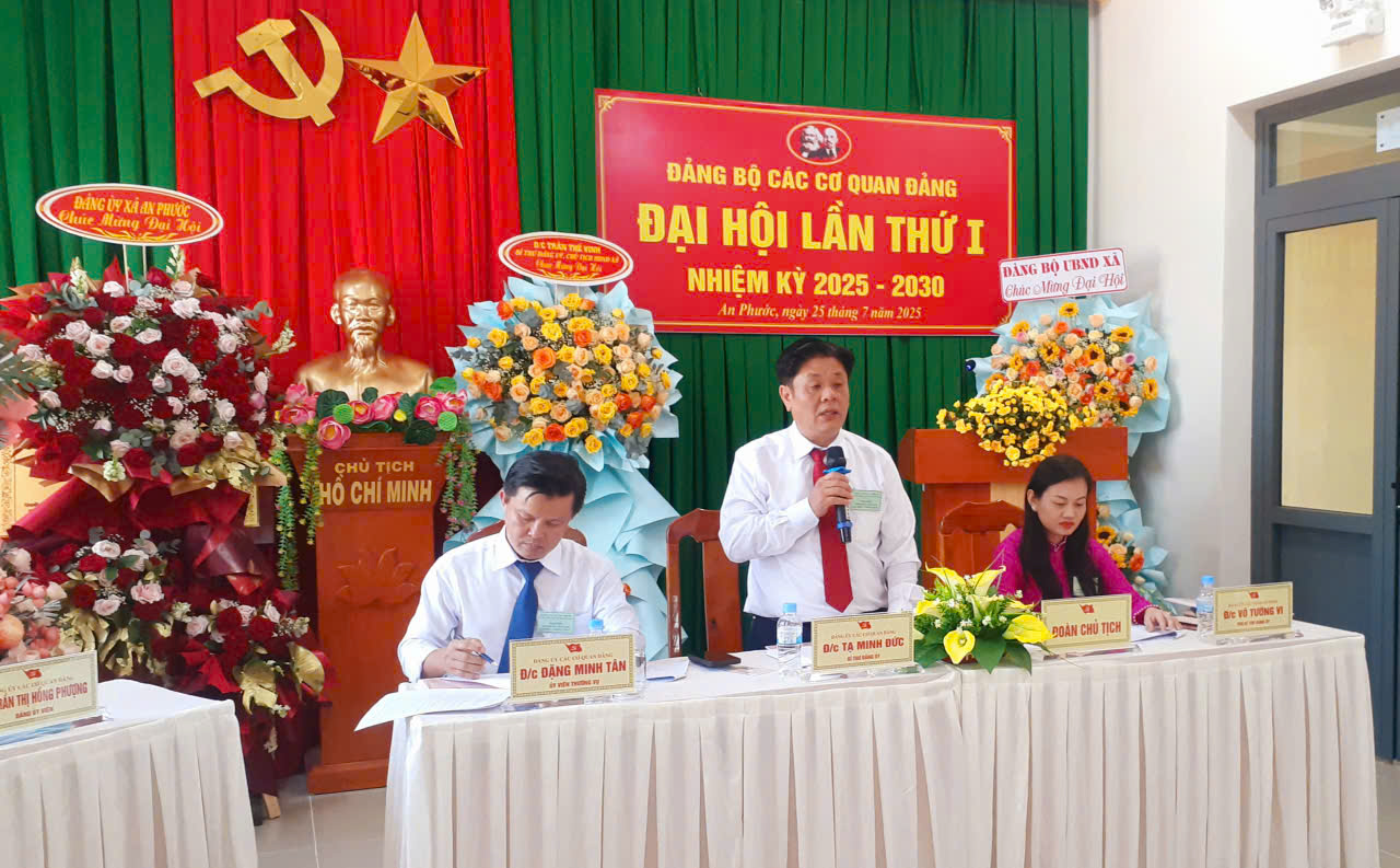Đại hội các cơ quan Đảng xã An Phước  nhiệm kỳ 2025 - 2030: