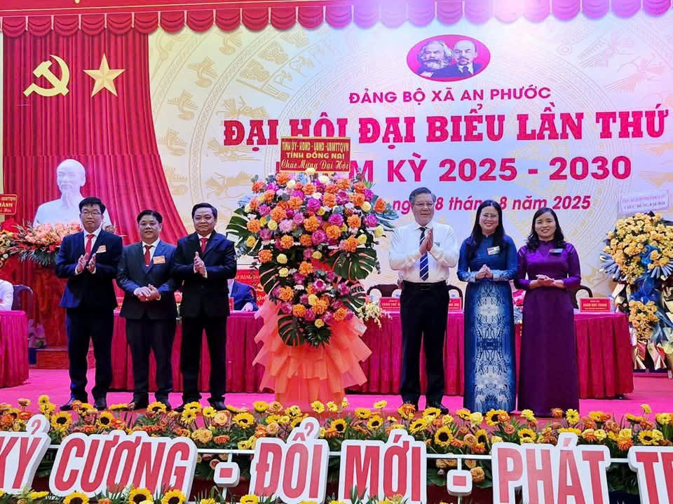 XÃ AN PHƯỚC TỔ CHỨC THÀNH CÔNG ĐẠI HỘI ĐẠI BIỂU LẦN THỨ I, NHIỆM KỲ 2025–2030