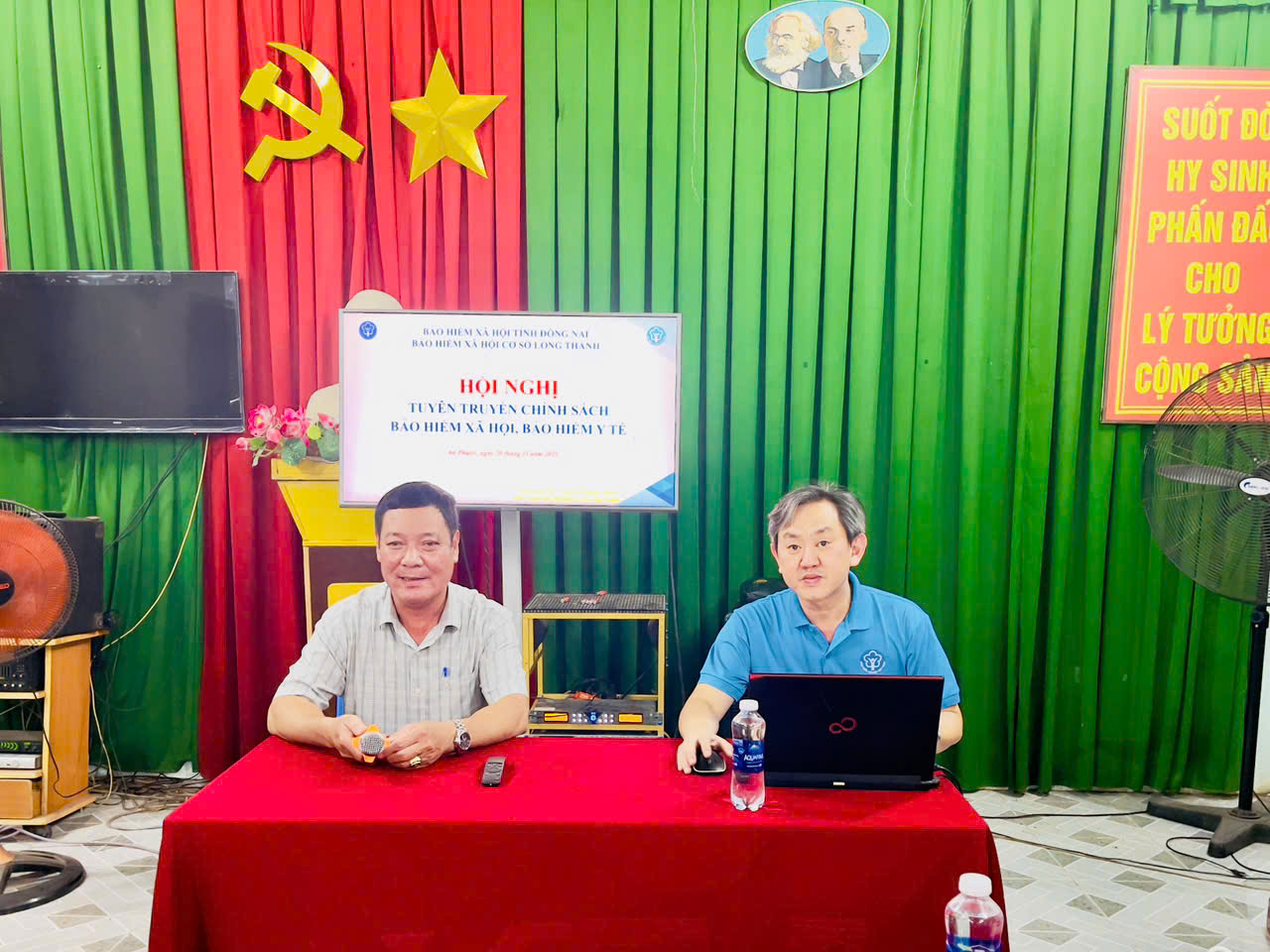 HỘI NGHỊ TUYÊN TRUYỀN CHÍNH SÁCH BHXH, BHYT TẠI ẤP 8 – XÃ AN PHƯỚC