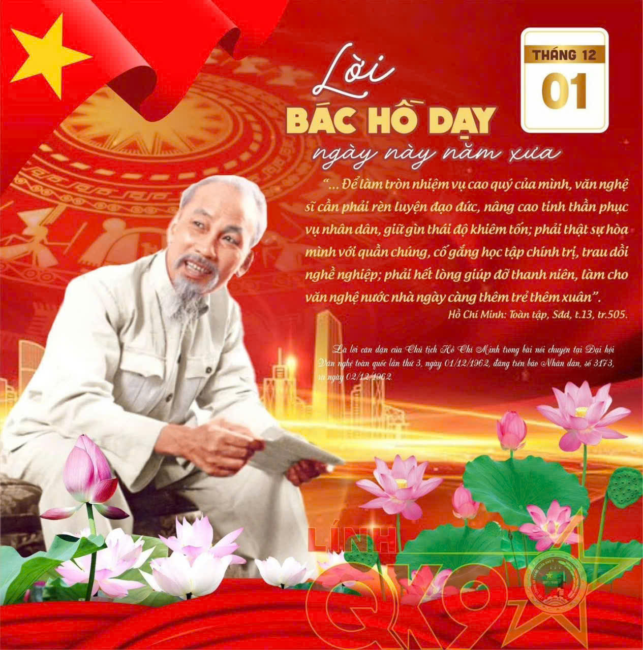 LỜI BÁC HỒ DẠY NGÀY NÀY NĂM XƯA  (01/12)