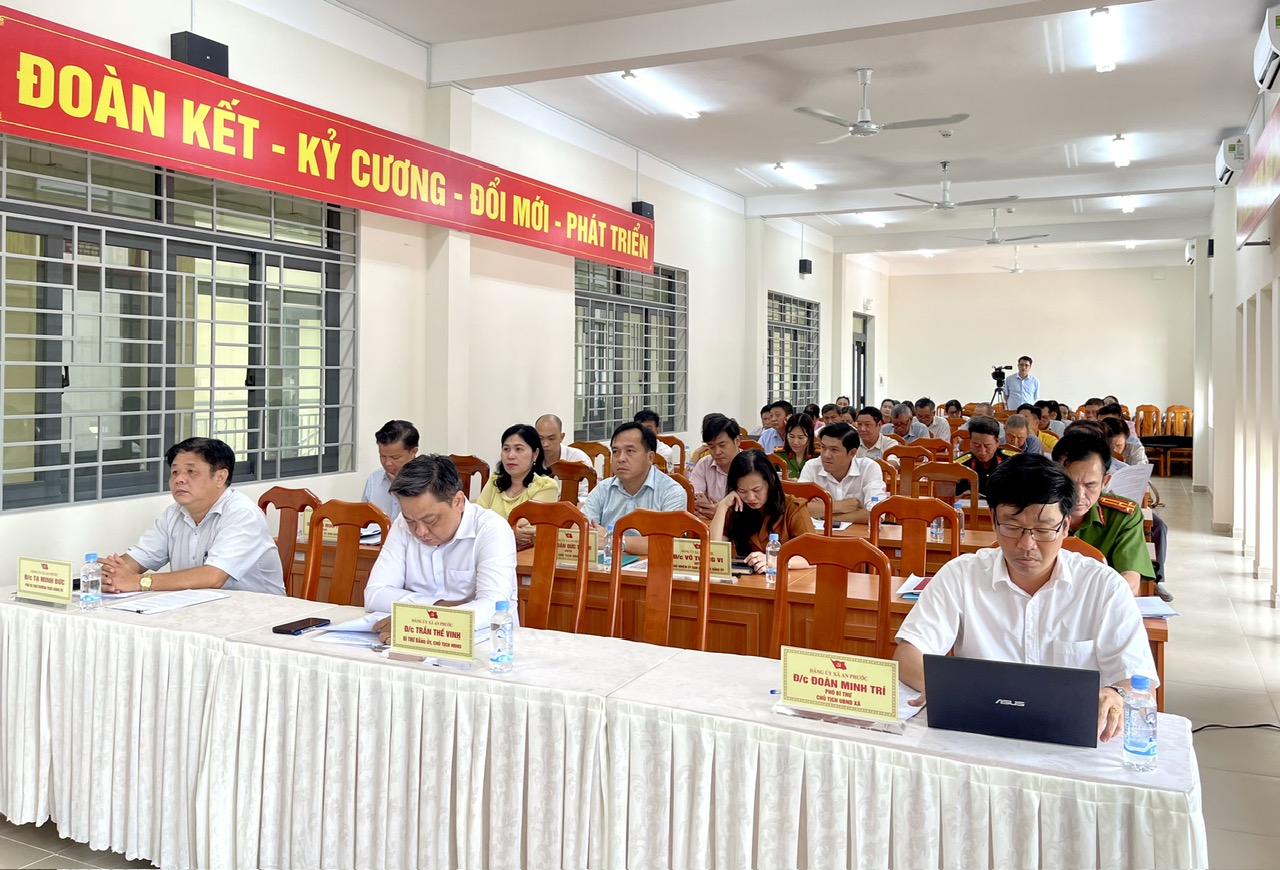 Xã An Phước – Thành Phố Đồng Nai tổ chức Sơ kết 1 năm thực hiện mô hình chính quyền 2 cấp
