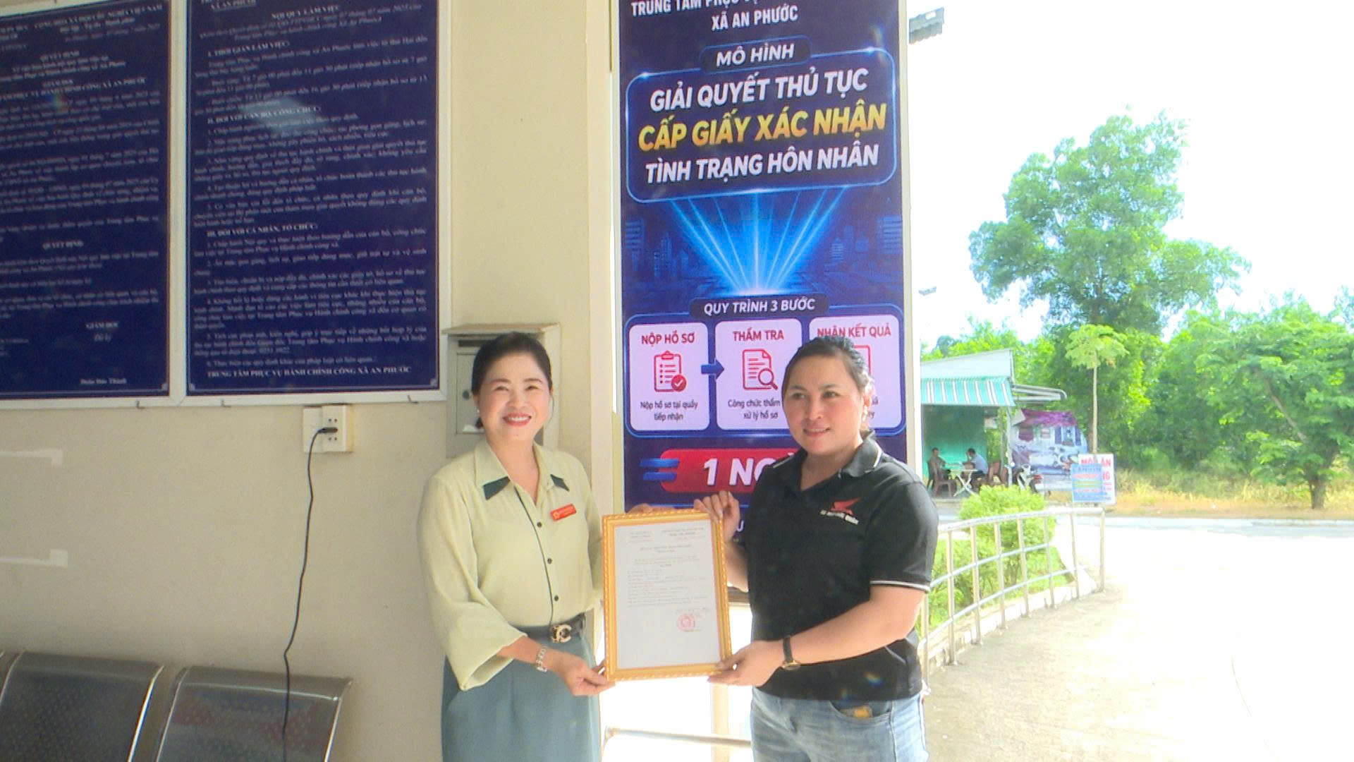 Trả kết quả cho người dân trong 1 ngày làm việc