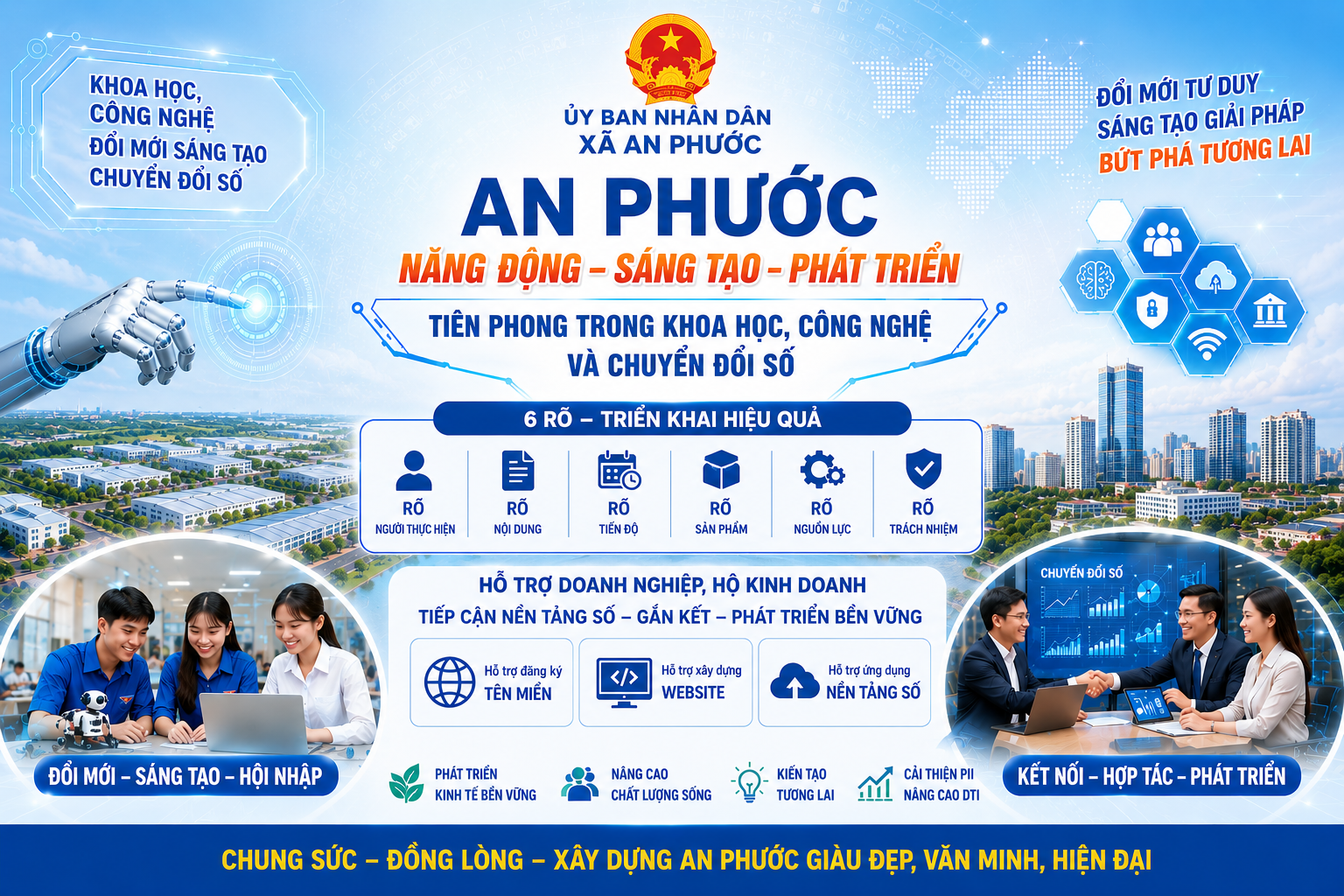 An Phước đẩy mạnh tuyên truyền về khoa học, công nghệ, đổi mới sáng tạo và chuyển đổi số năm 2026
