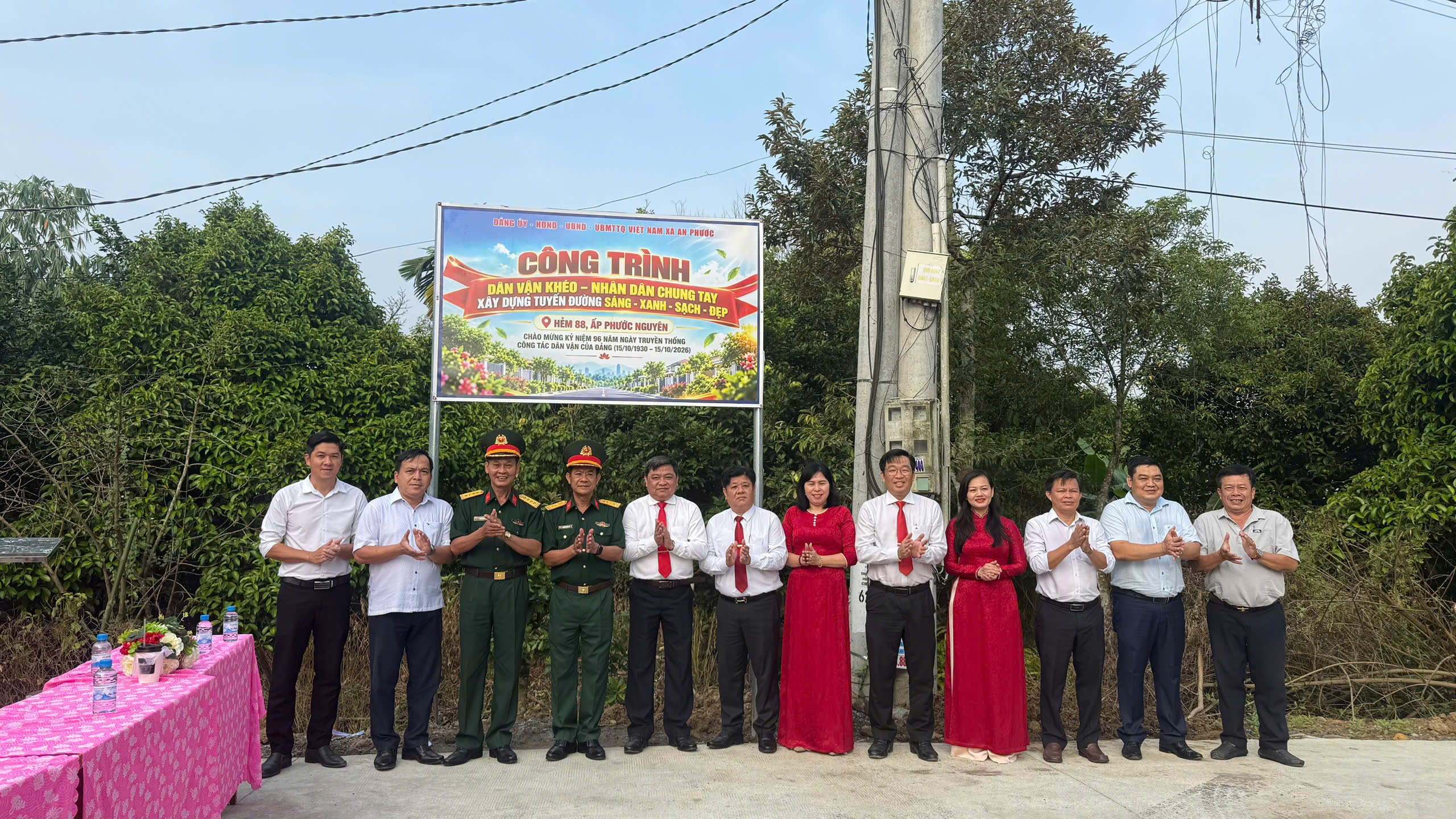 Khánh thành công trình nâng cấp hẻm 88 - đường cầu Ruby