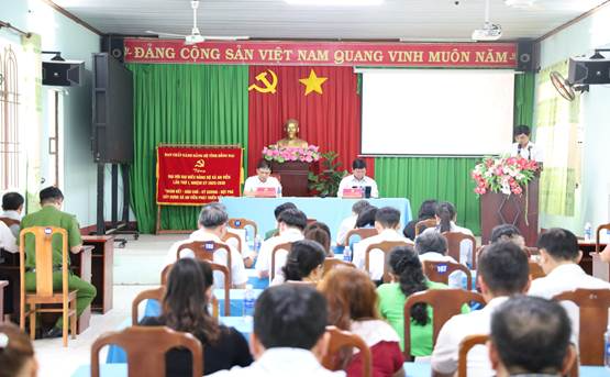 Xã An Viễn đối thoại với Nhân dân về nước sạch và vệ sinh môi trường