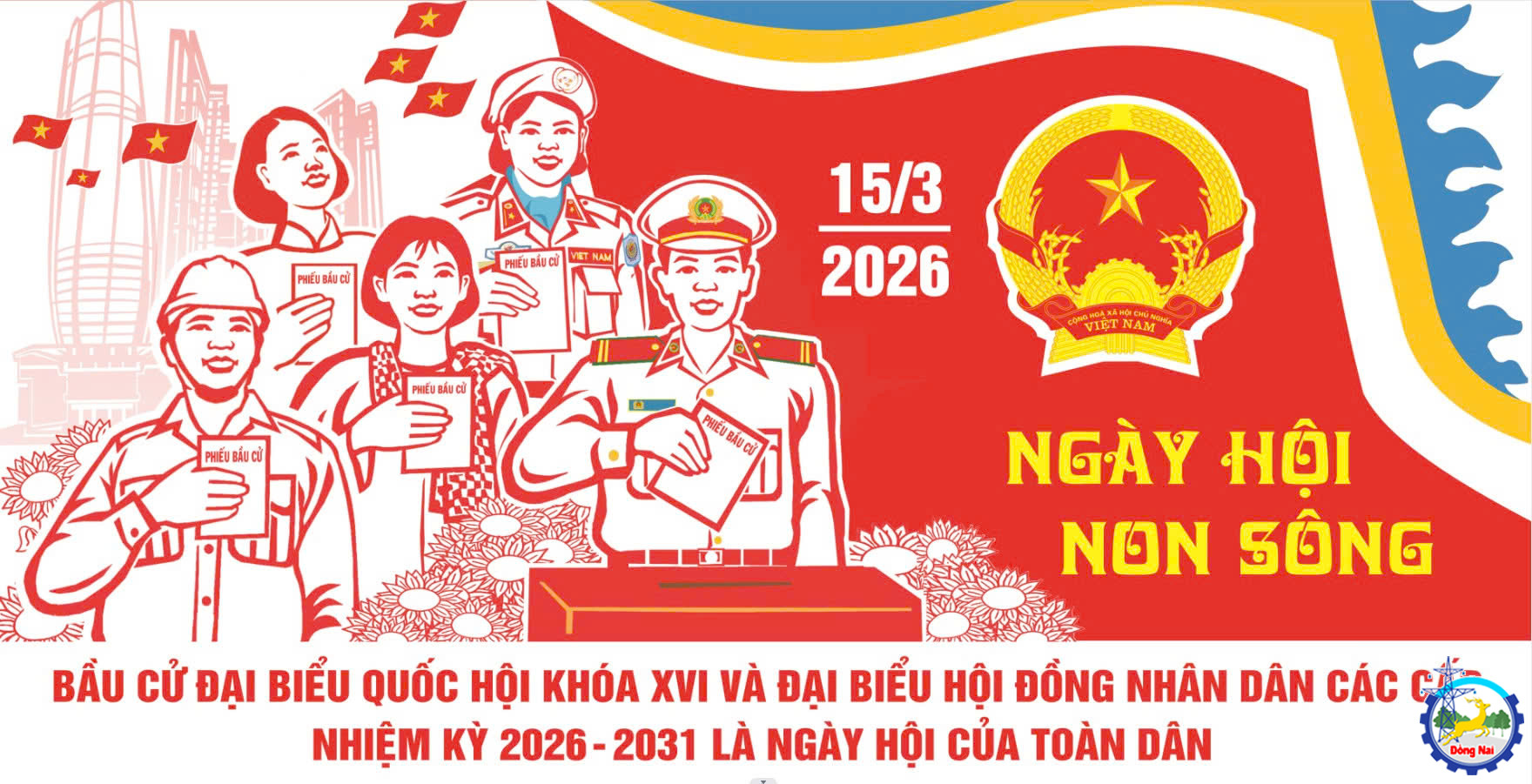 UBND PHƯỜNG BIÊN HÒA BAN HÀNH QUYẾT ĐỊNH XÁC ĐỊNH 24 KHU VỰC BỎ PHIẾU PHỤC VỤ BẦU CỬ ĐẠI BIỂU QUỐC HỘI KHÓA XVI VÀ HĐND CÁC CẤP NHIỆM KỲ 2026–2031