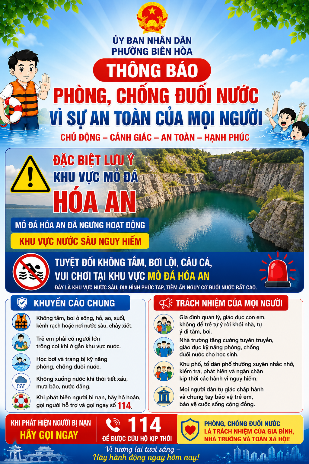 Thông báo phòng, chống duối nước