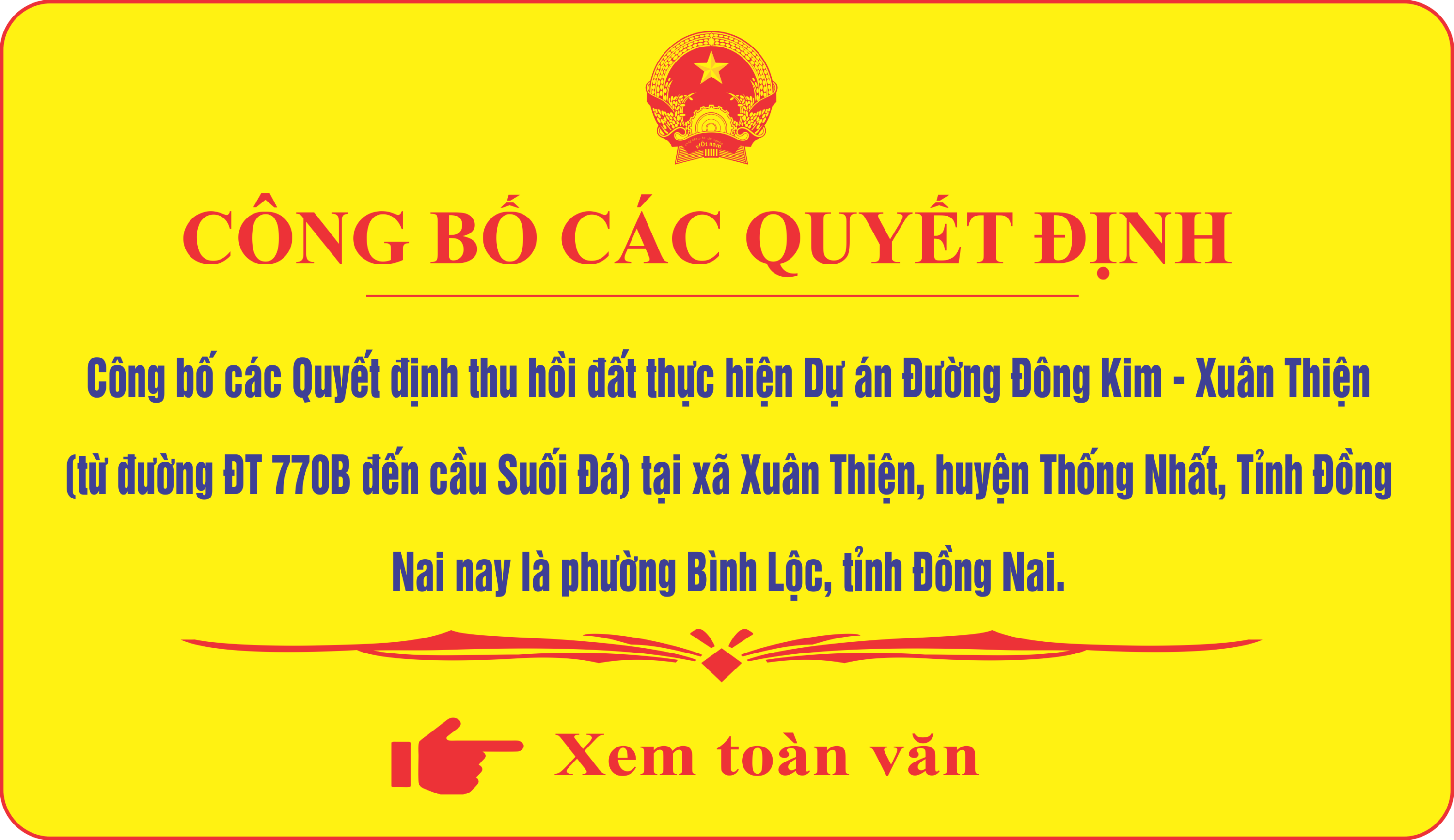 1 cong bó quyêt định