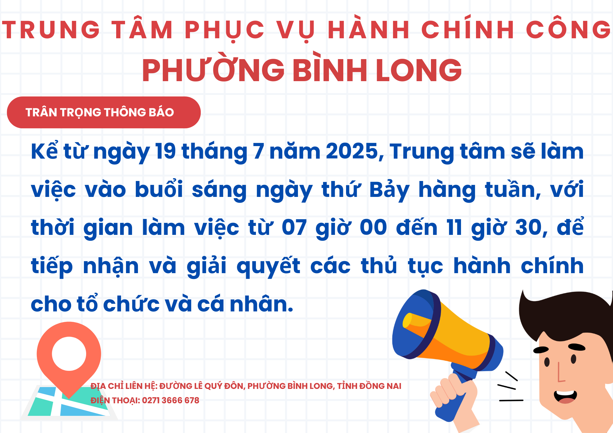 Thông báo TTPVHCC