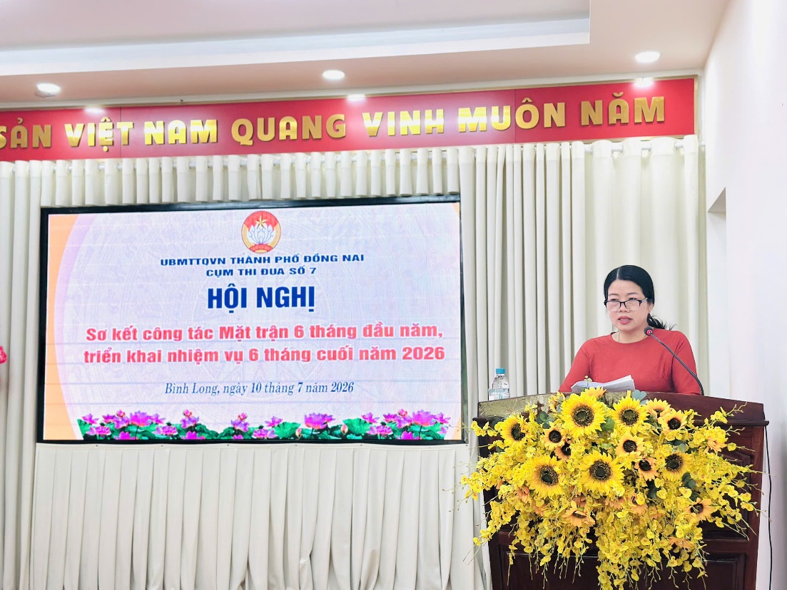 Cụm thi đua số 7 Mặt trận Tổ quốc thành phố Đồng Nai vận động hơn 13 tỷ đồng chăm lo công tác an sinh xã hội