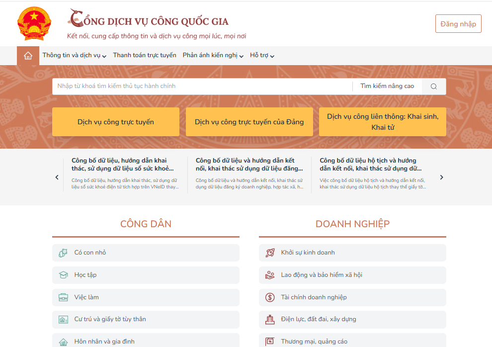 Description: Hướng dẫn công dân thực hiện thủ tục “Đăng ký lại khai sinh” trực tuyến và những giấy tờ cần chuẩn bị- Ảnh 1.