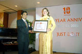 Vice Chairwoman of Nike Group was receiving merit.