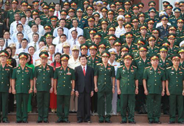 Bantin 18.9 (TN) - Chu tich nuoc du le khai giang tai hoc vien Quoc phong.jpg