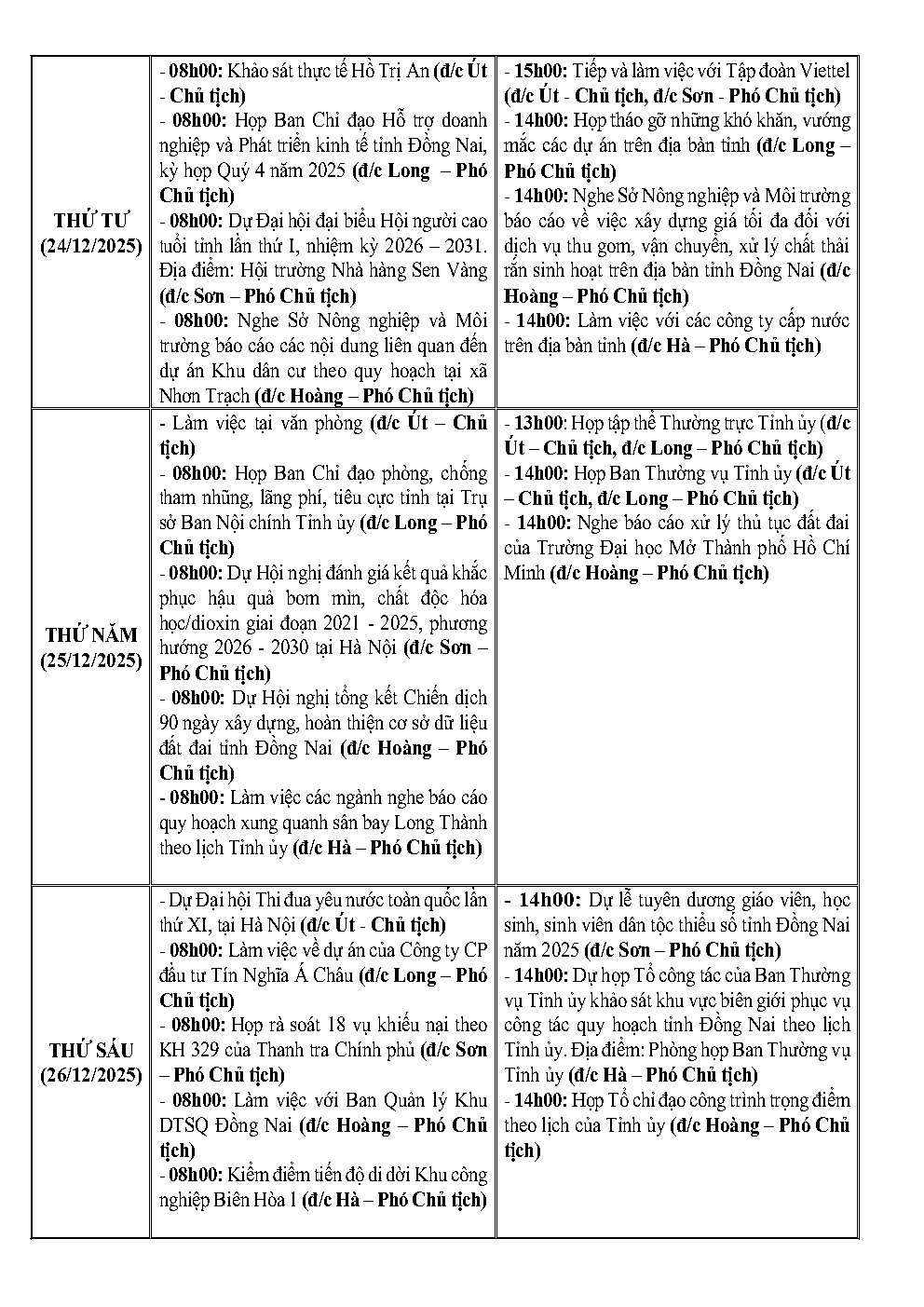 Lịch tuần22 26 12 xin y kien lan 6 bo sung lich TU Page2