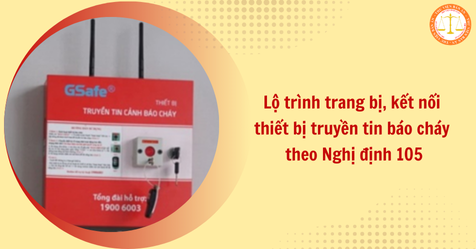 Lộ trình trang bị, kết nối thiết bị truyền tin báo cháy theo Nghị định 105 (Hình từ Internet)