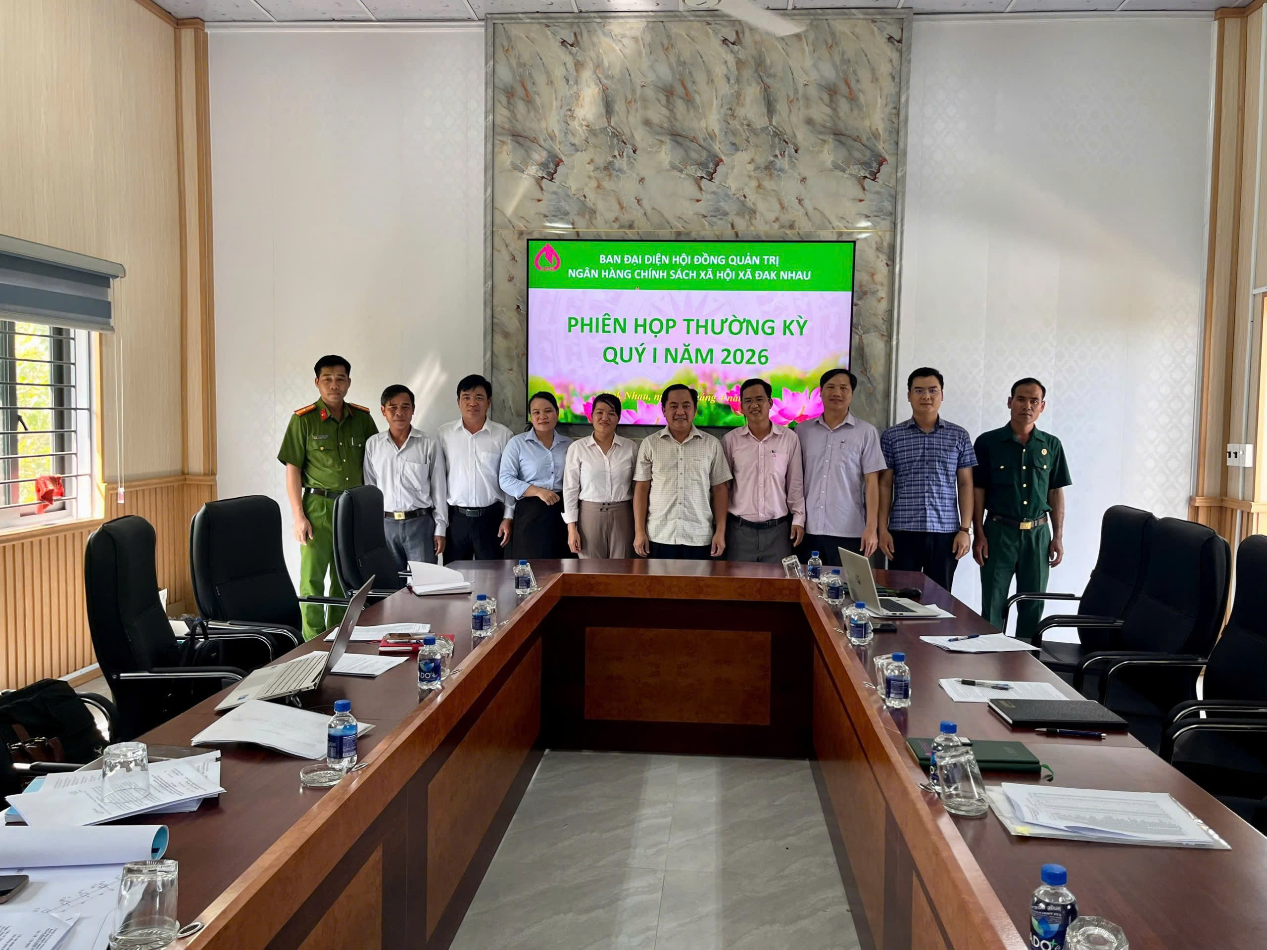 CÔNG BỐ QUYẾT ĐỊNH THÀNH LẬP VÀ PHIÊN HỌP ĐẦU TIÊN CỦA BAN ĐẠI DIỆN NGÂN HÀNG CHÍNH SÁCH XÃ HỘI XÃ ĐAK NHAU