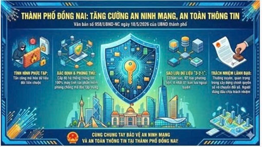 Đồng Nai tăng cường bảo đảm an ninh mạng, an toàn thông tin trong giai đoạn chuyển đổi số